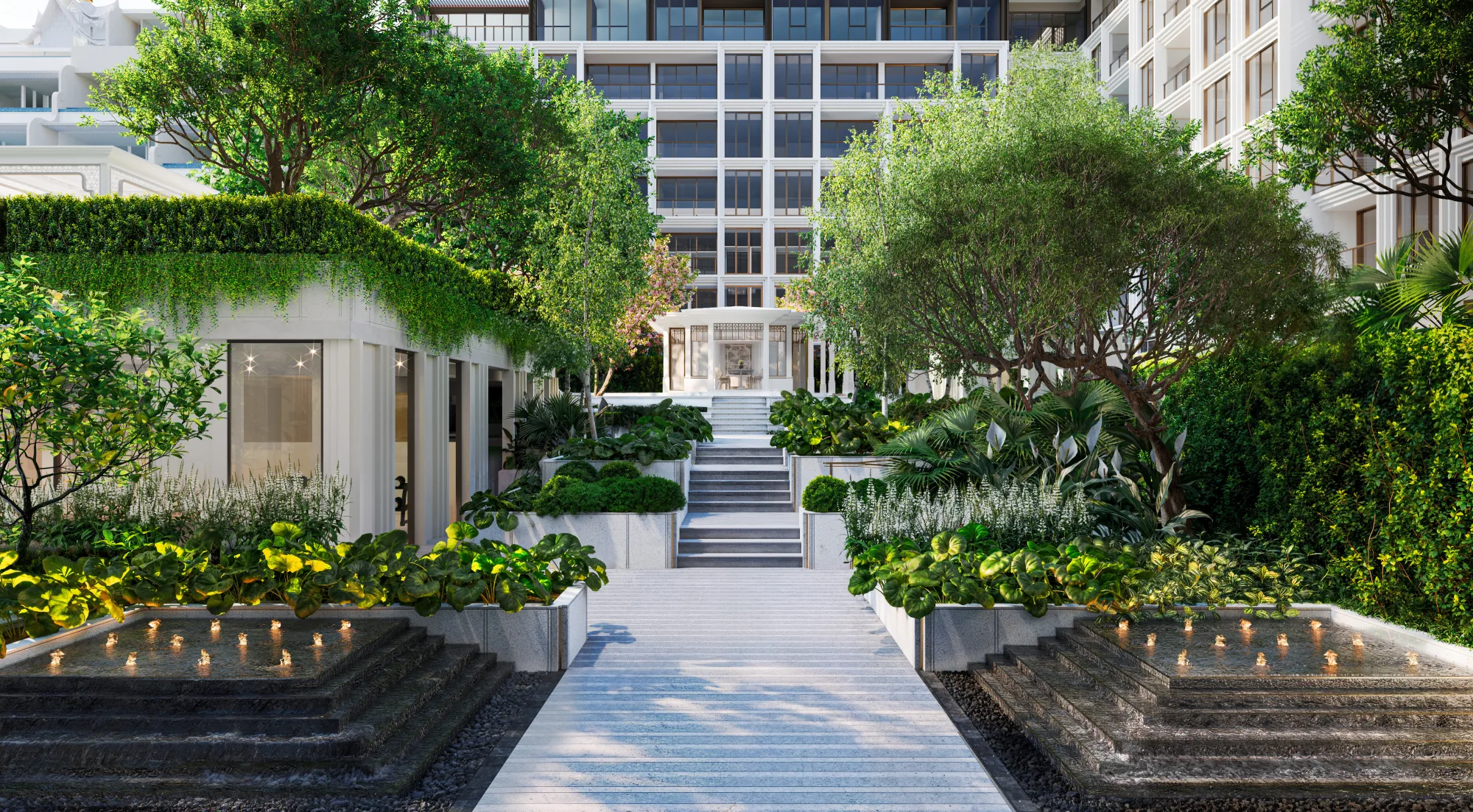 Сад Paradise Garden Court
